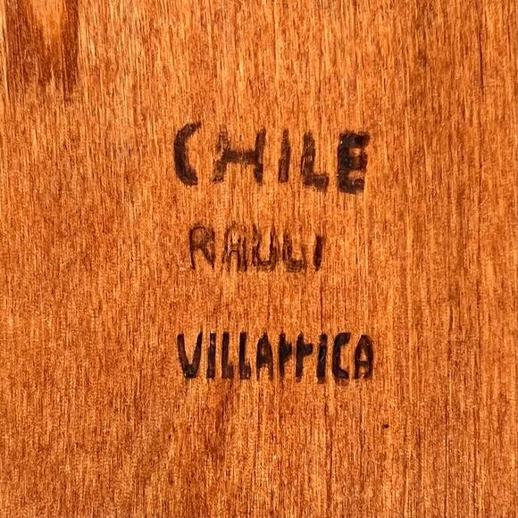 divided Rauli wood tray Villarrica Chile - Picture 5 of 8